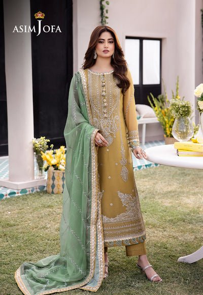 Asim Jofa | Dhanak Rang Collection | AJCF - 16 - Pakistani Clothes - Hoorain Designer Wear