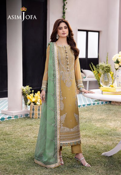 Asim Jofa | Dhanak Rang Collection | AJCF - 16 - Pakistani Clothes - Hoorain Designer Wear