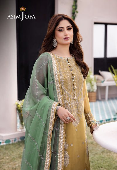 Asim Jofa | Dhanak Rang Collection | AJCF - 16 - Pakistani Clothes - Hoorain Designer Wear