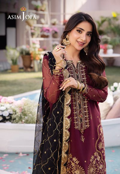 Asim Jofa | Dhanak Rang Collection | AJCF - 18 - Pakistani Clothes - Hoorain Designer Wear