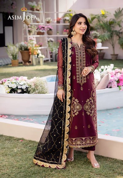 Asim Jofa | Dhanak Rang Collection | AJCF - 18 - Pakistani Clothes - Hoorain Designer Wear