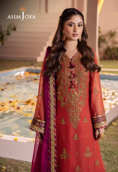 Asim Jofa | Dhanak Rang Collection | AJCF - 24 - Pakistani Clothes - Hoorain Designer Wear