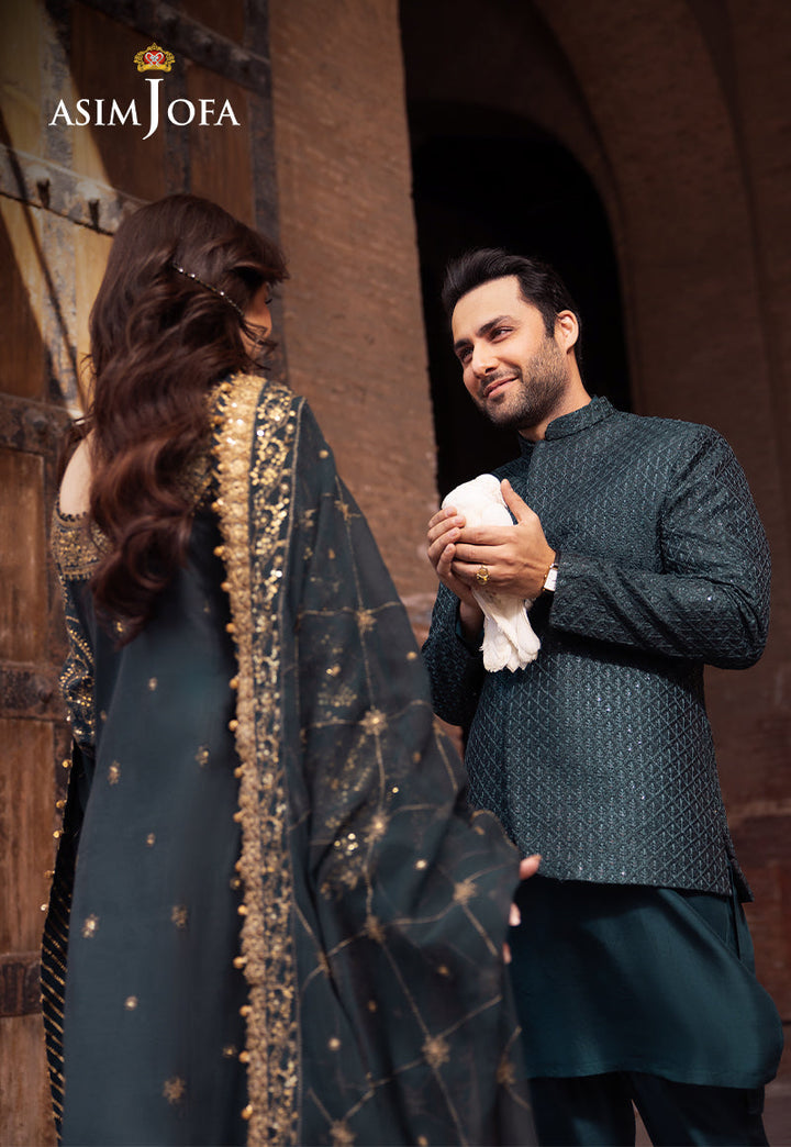 Asim Jofa | Chikankari Eid’24 | AJCE-03 - Hoorain Designer Wear - Pakistani Designer Clothes for women, in United Kingdom, United states, CA and Australia