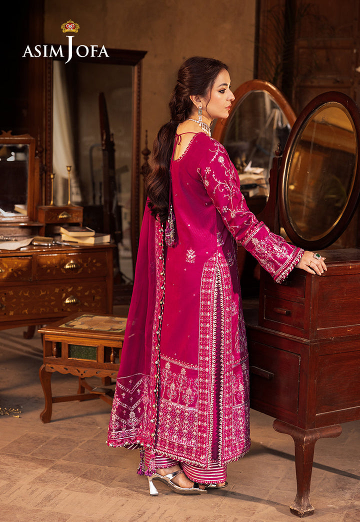 Asim Jofa | Chikankari Eid’24 | AJCE-09 - Hoorain Designer Wear - Pakistani Designer Clothes for women, in United Kingdom, United states, CA and Australia