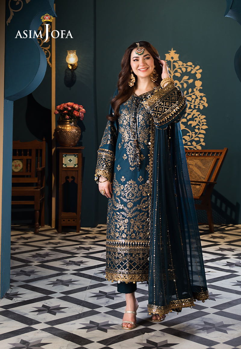 Asim Jofa | Fasana e Ishq Eid Luxury Lawn | AJFI-30 - Pakistani Clothes for women, in United Kingdom and United States