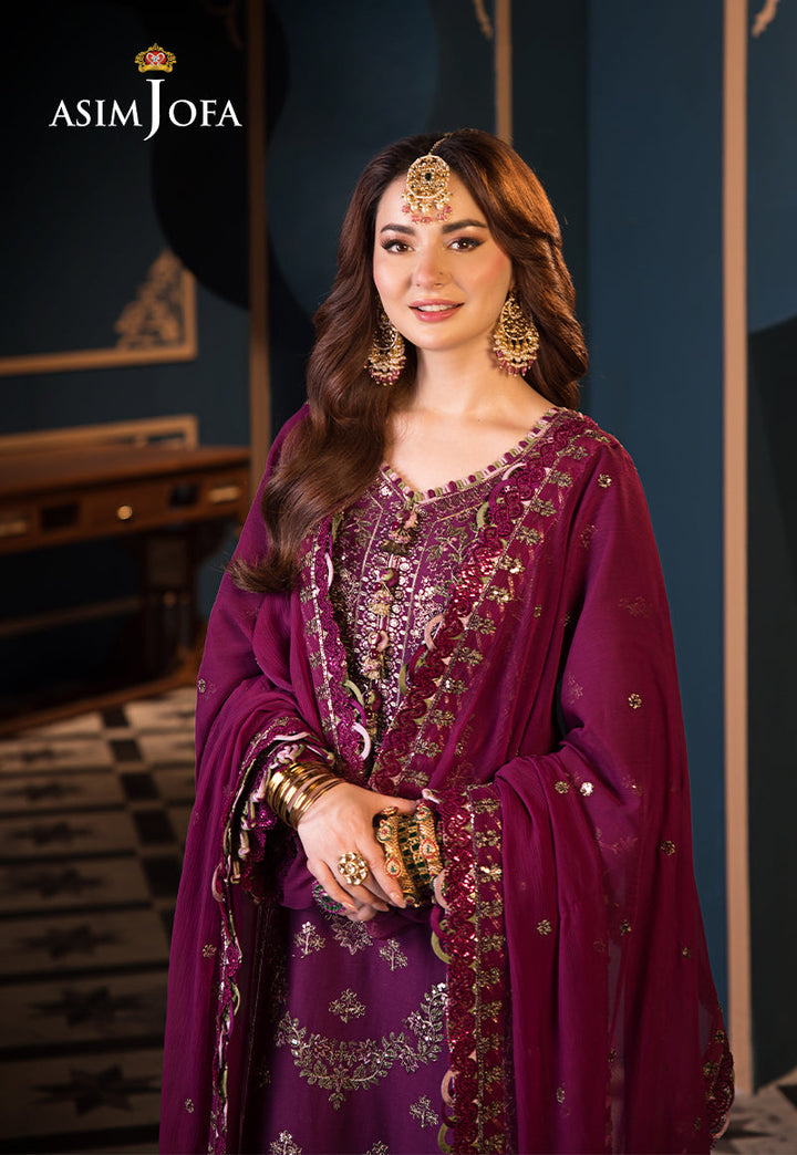 Asim Jofa | Fasana e Ishq Eid Luxury Lawn | AJFI-11 - Pakistani Clothes for women, in United Kingdom and United States