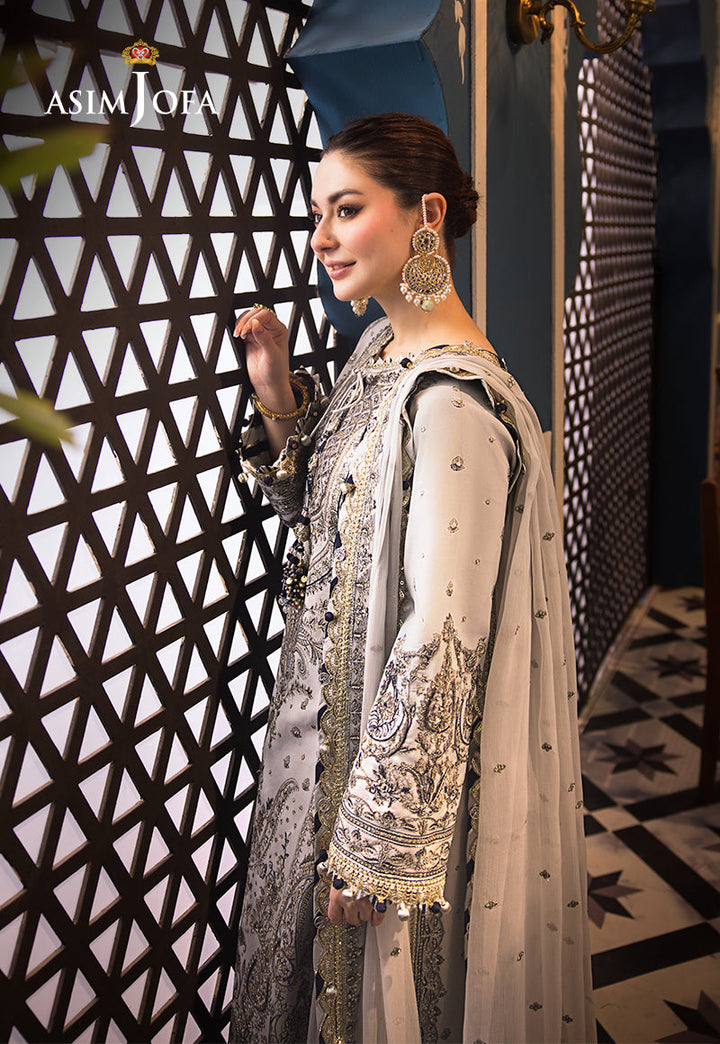 Asim Jofa | Fasana e Ishq Eid Luxury Lawn | AJFI-28 - Pakistani Clothes for women, in United Kingdom and United States