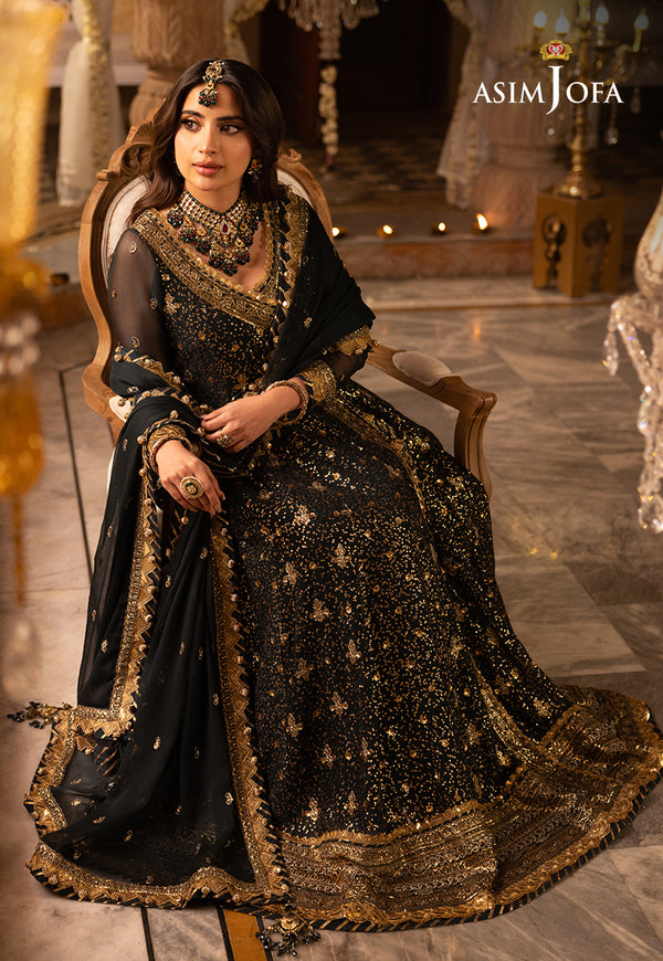 Asim Jofa | Shehnai Festive Collection | AJSH-05 - Hoorain Designer Wear - Pakistani Ladies Branded Stitched Clothes in United Kingdom, United states, CA and Australia