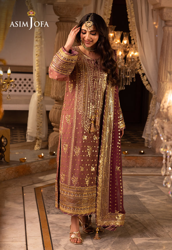 Asim Jofa | Shehnai Festive Collection | AJSH-17 - Hoorain Designer Wear - Pakistani Ladies Branded Stitched Clothes in United Kingdom, United states, CA and Australia