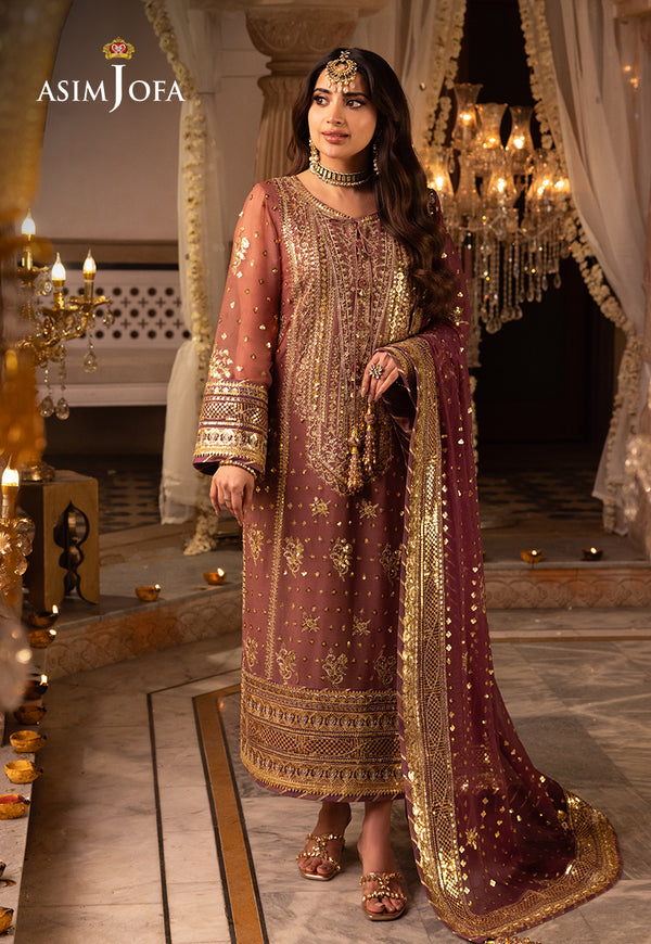 Asim Jofa | Shehnai Festive Collection | AJSH-17 - Hoorain Designer Wear - Pakistani Ladies Branded Stitched Clothes in United Kingdom, United states, CA and Australia