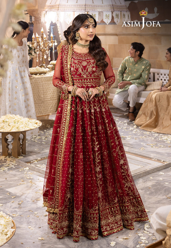 Asim Jofa | Shehnai Festive Collection | AJSH-06 - Hoorain Designer Wear - Pakistani Ladies Branded Stitched Clothes in United Kingdom, United states, CA and Australia