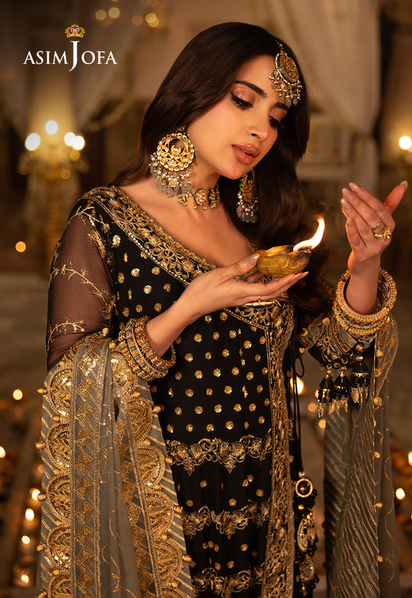 Asim Jofa | Shehnai Festive Collection | AJSH-05 - Hoorain Designer Wear - Pakistani Ladies Branded Stitched Clothes in United Kingdom, United states, CA and Australia