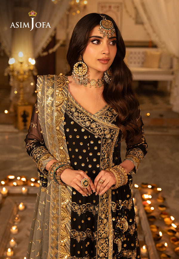 Asim Jofa | Shehnai Festive Collection | AJSH-08 - Hoorain Designer Wear - Pakistani Ladies Branded Stitched Clothes in United Kingdom, United states, CA and Australia