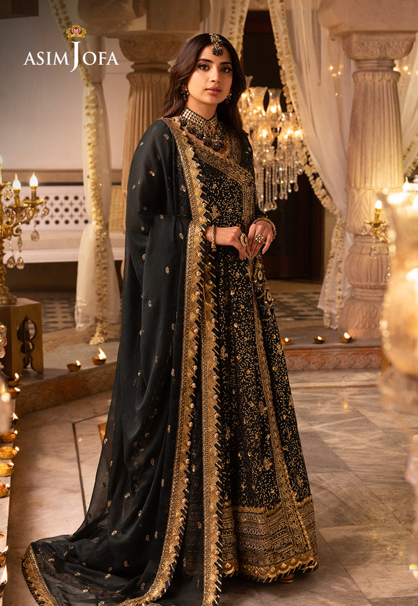 Asim Jofa | Shehnai Festive Collection | AJSH-05 - Hoorain Designer Wear - Pakistani Ladies Branded Stitched Clothes in United Kingdom, United states, CA and Australia