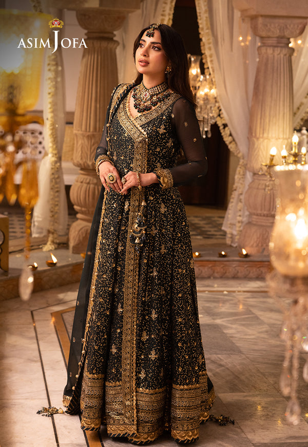 Asim Jofa | Shehnai Festive Collection | AJSH-05 - Hoorain Designer Wear - Pakistani Ladies Branded Stitched Clothes in United Kingdom, United states, CA and Australia