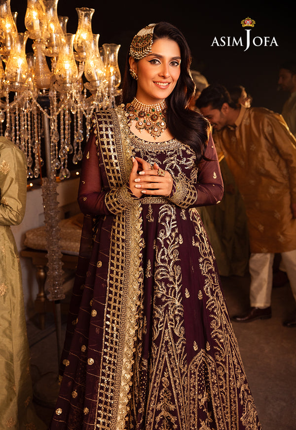 Asim Jofa | Shehnai Festive Collection | AJSH-02 - Hoorain Designer Wear - Pakistani Ladies Branded Stitched Clothes in United Kingdom, United states, CA and Australia