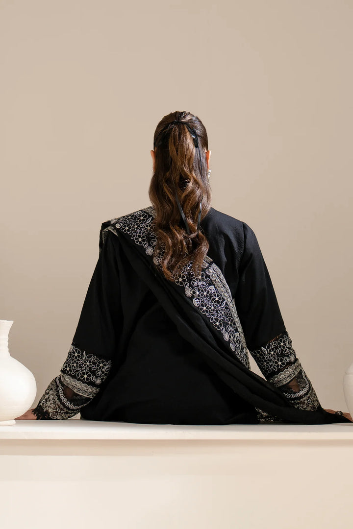 Azzal | Aghaaz Luxury Lawn | Siyah - Pakistani Clothes for women, in United Kingdom and United States