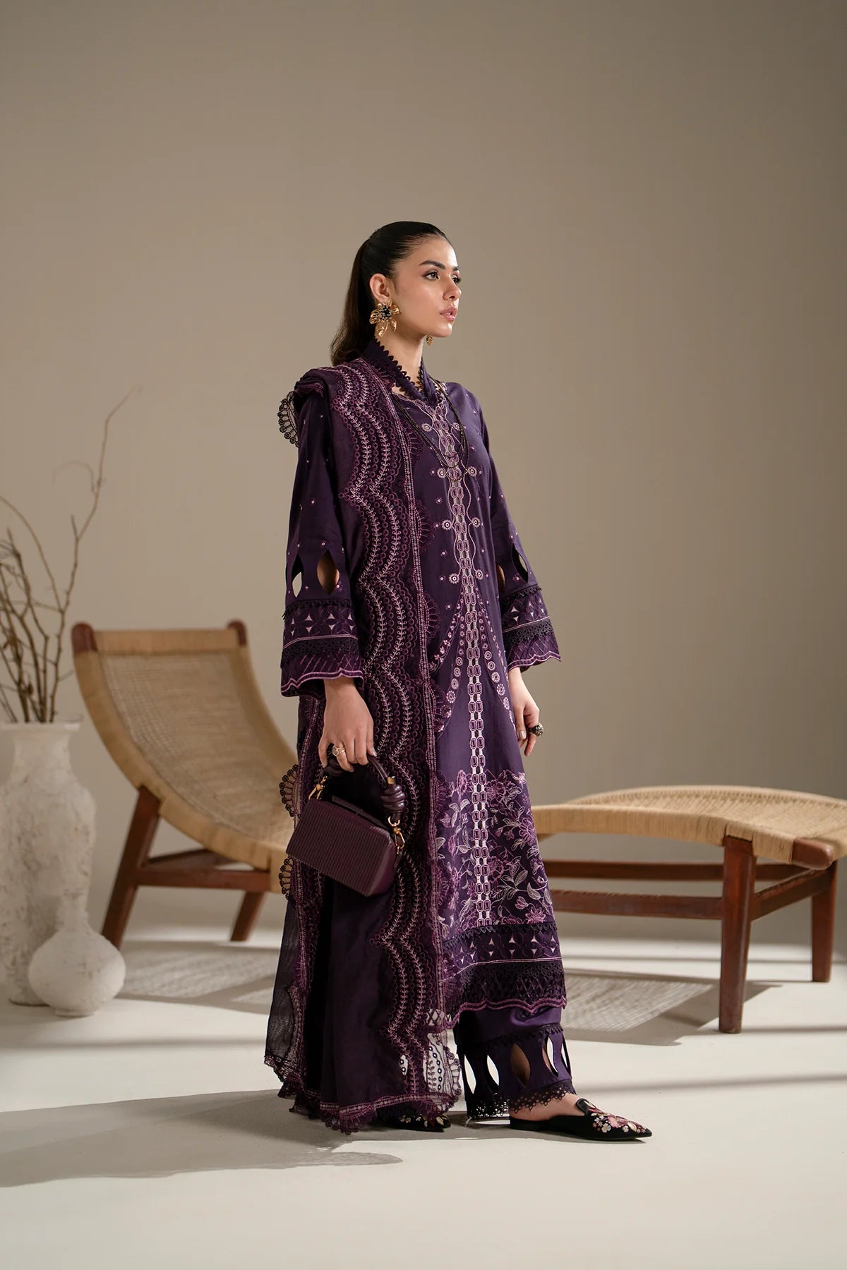 Azzal | Aghaaz Luxury Lawn | Aroma - Pakistani Clothes for women, in United Kingdom and United States