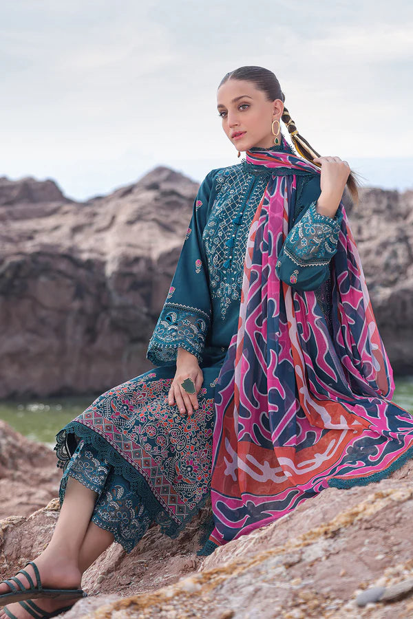 Ayzel | Tropicana Lawn 24 | Peacock - Hoorain Designer Wear - Pakistani Designer Clothes for women, in United Kingdom, United states, CA and Australia