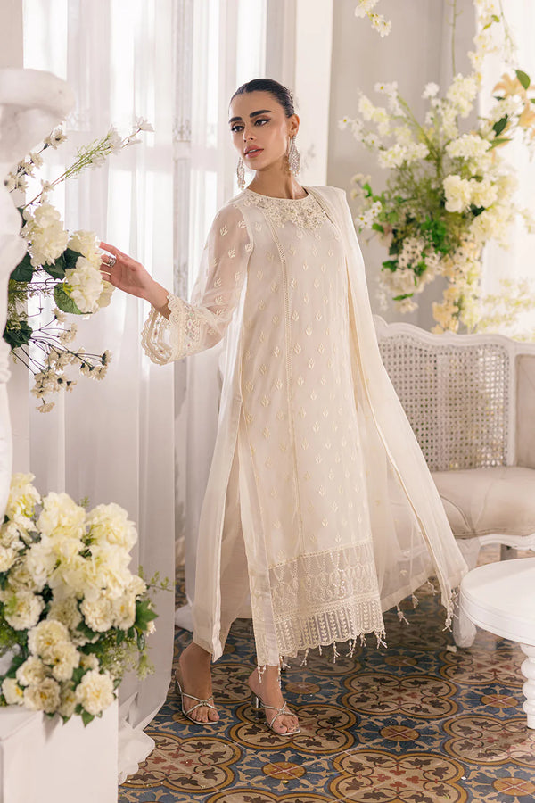 Azure | Ensembles Embroidered Formals | Angelic Frost - Hoorain Designer Wear - Pakistani Ladies Branded Stitched Clothes in United Kingdom, United states, CA and Australia