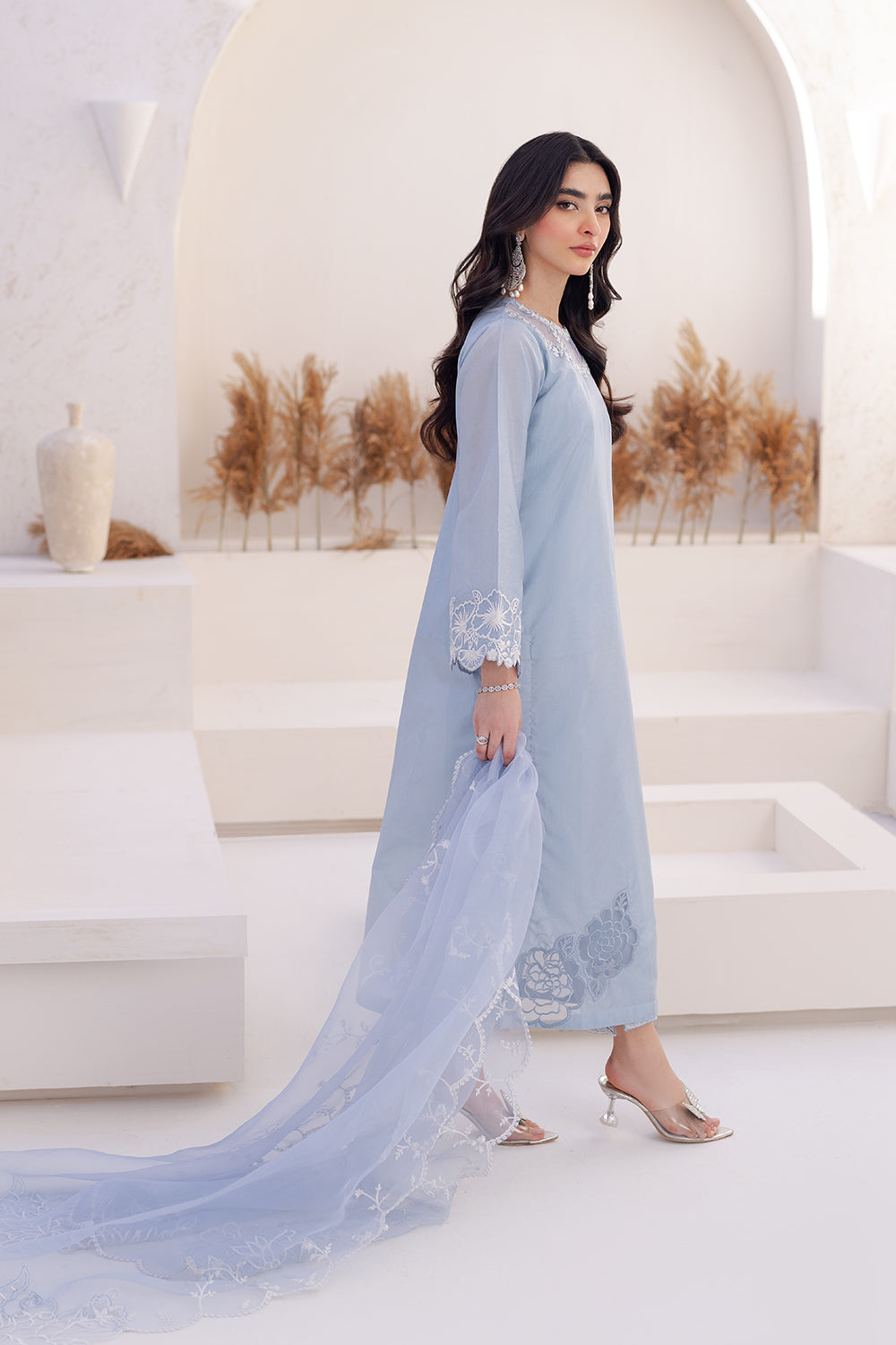 Azure | Ensembles Embroidered Formals | Ashen Grace - Pakistani Clothes for women, in United Kingdom and United States