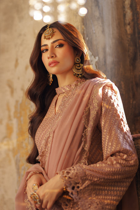 Azure | Ensembles Embroidered Formals | Azalea - Hoorain Designer Wear - Pakistani Ladies Branded Stitched Clothes in United Kingdom, United states, CA and Australia