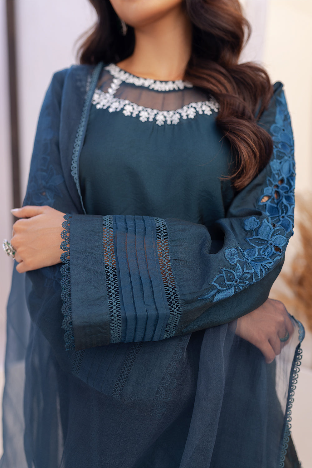 Azure | Ensembles Embroidered Formals | Midnight Storm - Pakistani Clothes for women, in United Kingdom and United States