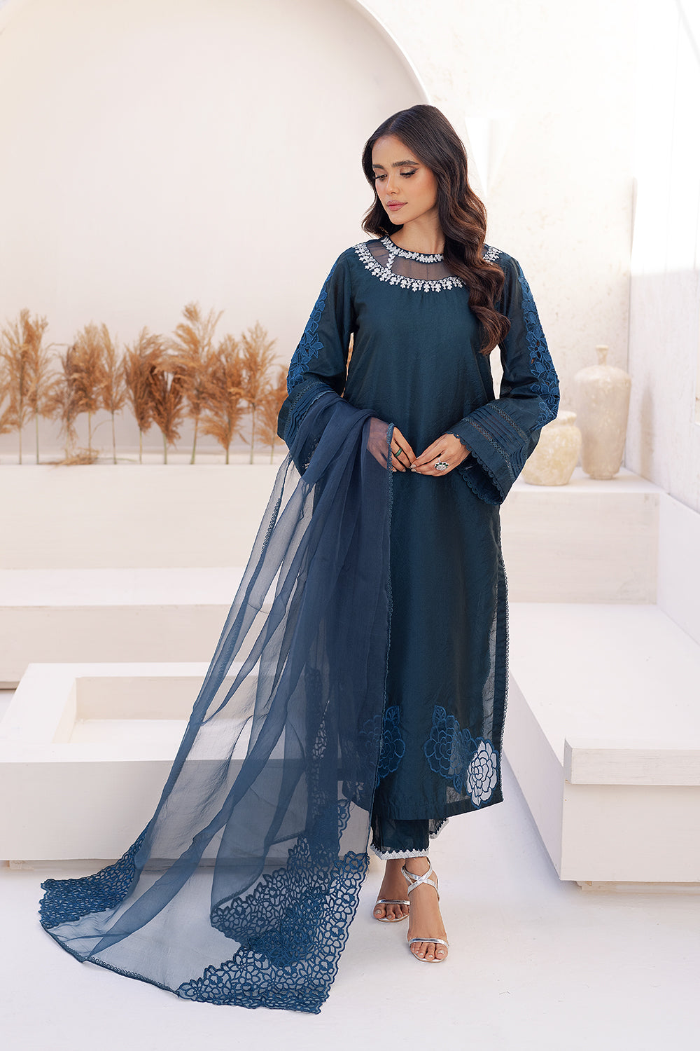 Azure | Ensembles Embroidered Formals | Midnight Storm - Pakistani Clothes for women, in United Kingdom and United States