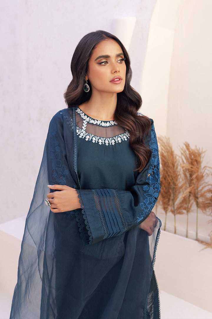 Azure | Ensembles Embroidered Formals | Midnight Storm - Hoorain Designer Wear - Pakistani Ladies Branded Stitched Clothes in United Kingdom, United states, CA and Australia