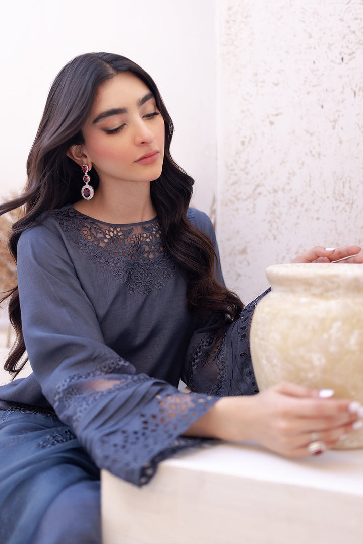Azure | Ensembles Embroidered Formals | Misty Dream - Hoorain Designer Wear - Pakistani Ladies Branded Stitched Clothes in United Kingdom, United states, CA and Australia