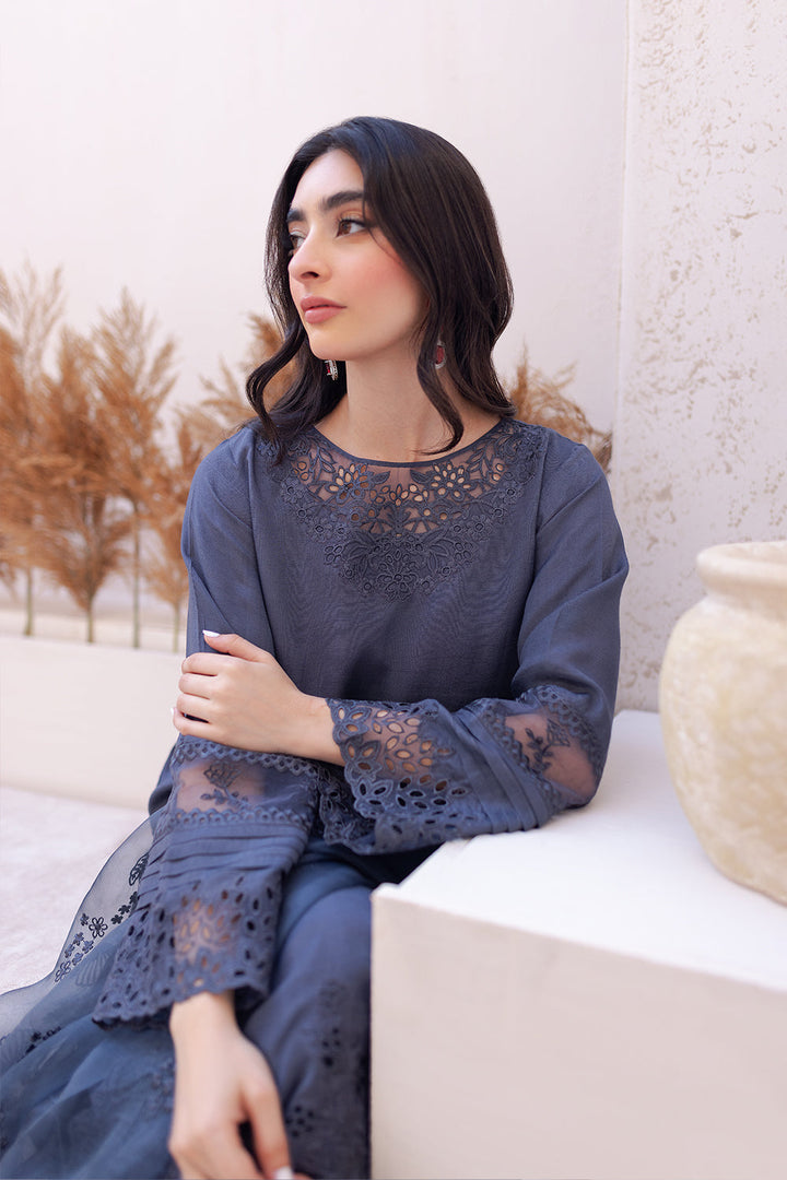 Azure | Ensembles Embroidered Formals | Misty Dream - Hoorain Designer Wear - Pakistani Ladies Branded Stitched Clothes in United Kingdom, United states, CA and Australia