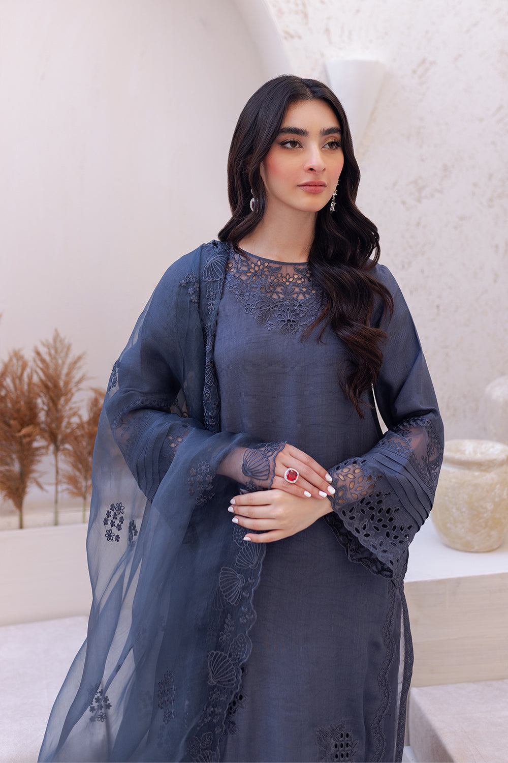 Azure | Ensembles Embroidered Formals | Misty Dream - Pakistani Clothes for women, in United Kingdom and United States