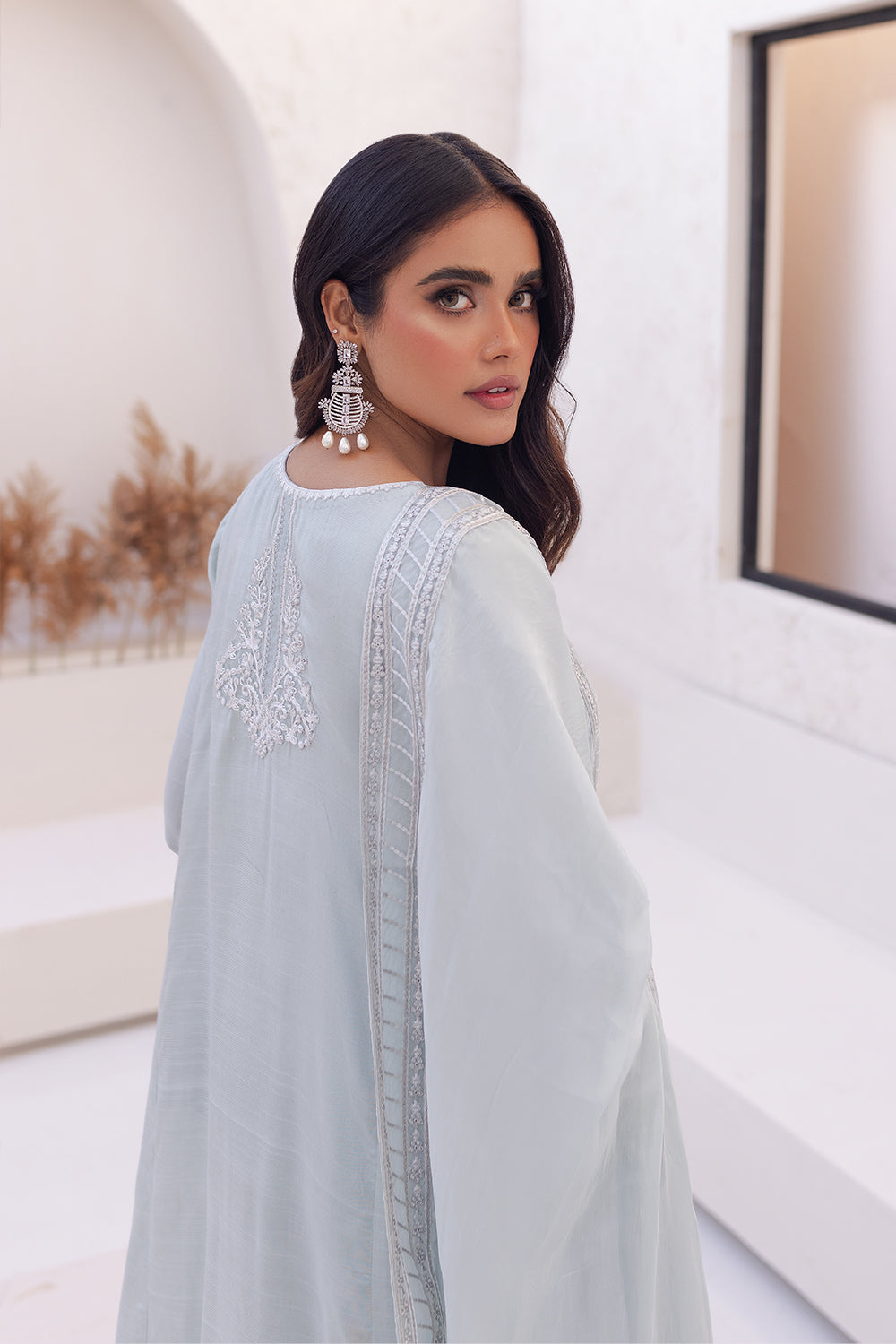 Azure | Ensembles Embroidered Formals | Moss Melody - Pakistani Clothes for women, in United Kingdom and United States