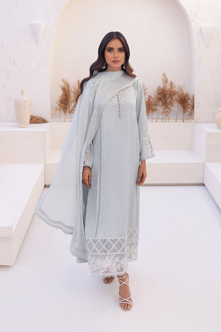 Azure | Ensembles Embroidered Formals | Moss Melody - Hoorain Designer Wear - Pakistani Ladies Branded Stitched Clothes in United Kingdom, United states, CA and Australia