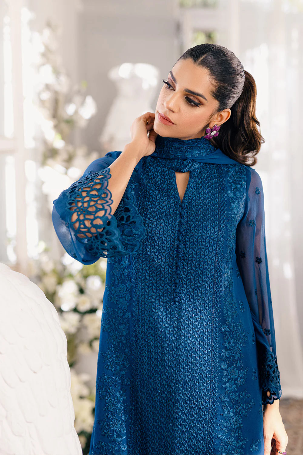 Azure | Ensembles Embroidered Formals | Galactic Glow - Pakistani Clothes for women, in United Kingdom and United States