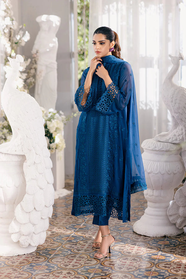 Azure | Ensembles Embroidered Formals | Galactic Glow - Hoorain Designer Wear - Pakistani Ladies Branded Stitched Clothes in United Kingdom, United states, CA and Australia