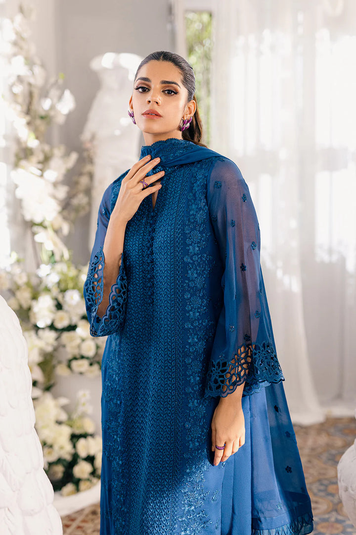 Azure | Ensembles Embroidered Formals | Galactic Glow - Hoorain Designer Wear - Pakistani Ladies Branded Stitched Clothes in United Kingdom, United states, CA and Australia