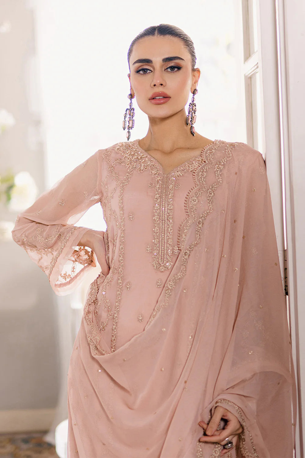 Azure | Ensembles Embroidered Formals | Nectaine - Pakistani Clothes for women, in United Kingdom and United States