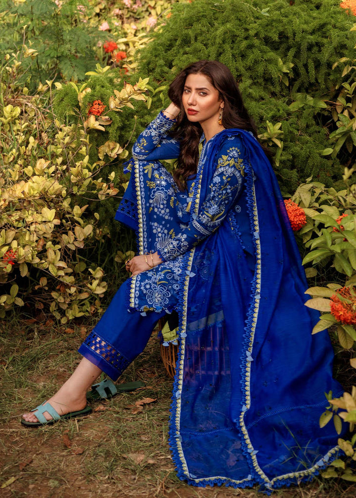 Sadaf Fawad Khan | Lawn 24 | Dalia (A) - Hoorain Designer Wear - Pakistani Designer Clothes for women, in United Kingdom, United states, CA and Australia