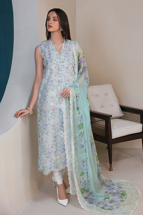 Baroque | Lawn Collection 24 | UF-357 - Pakistani Clothes for women, in United Kingdom and United States