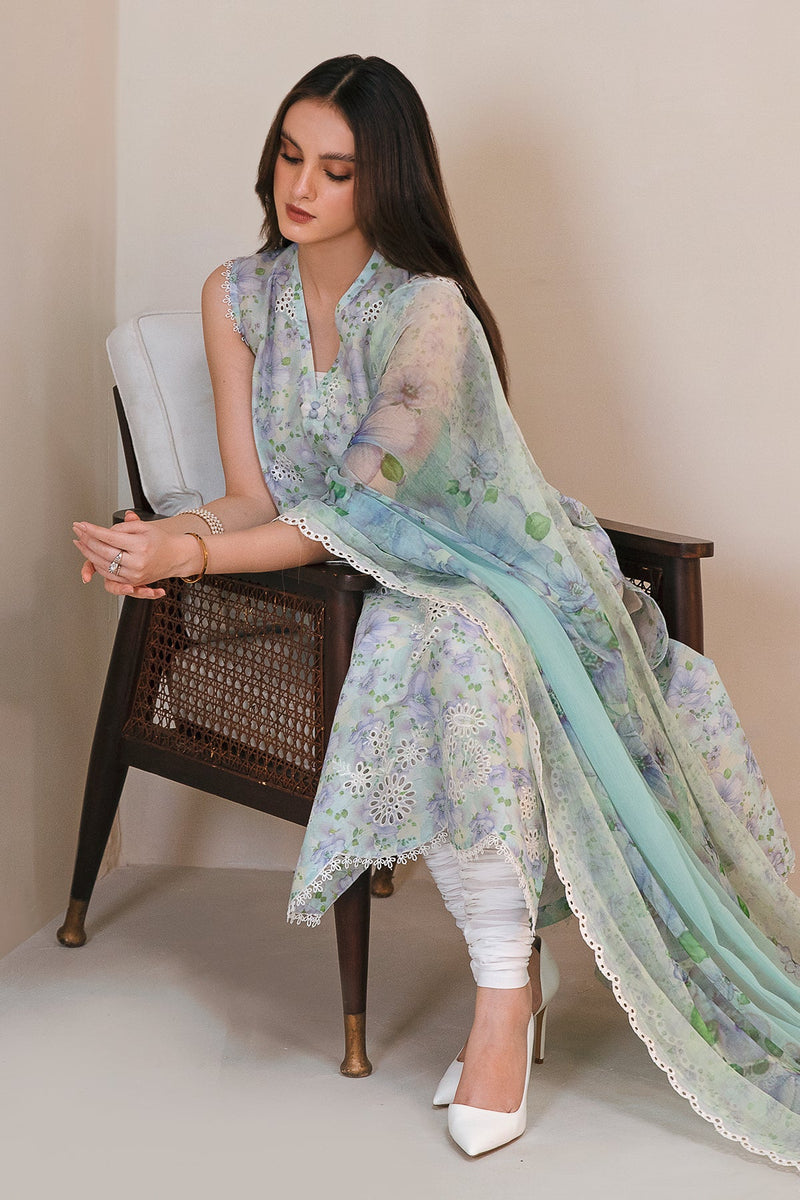 Baroque | Lawn Collection 24 | UF-357 - Pakistani Clothes for women, in United Kingdom and United States