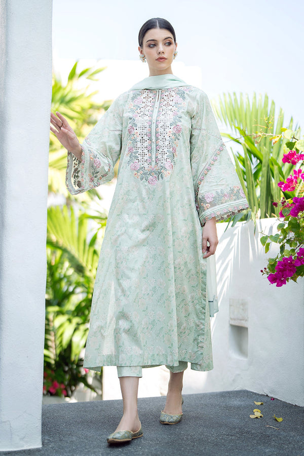 Baroque | Lawn Collection 24 | UF-550 - Pakistani Clothes for women, in United Kingdom and United States