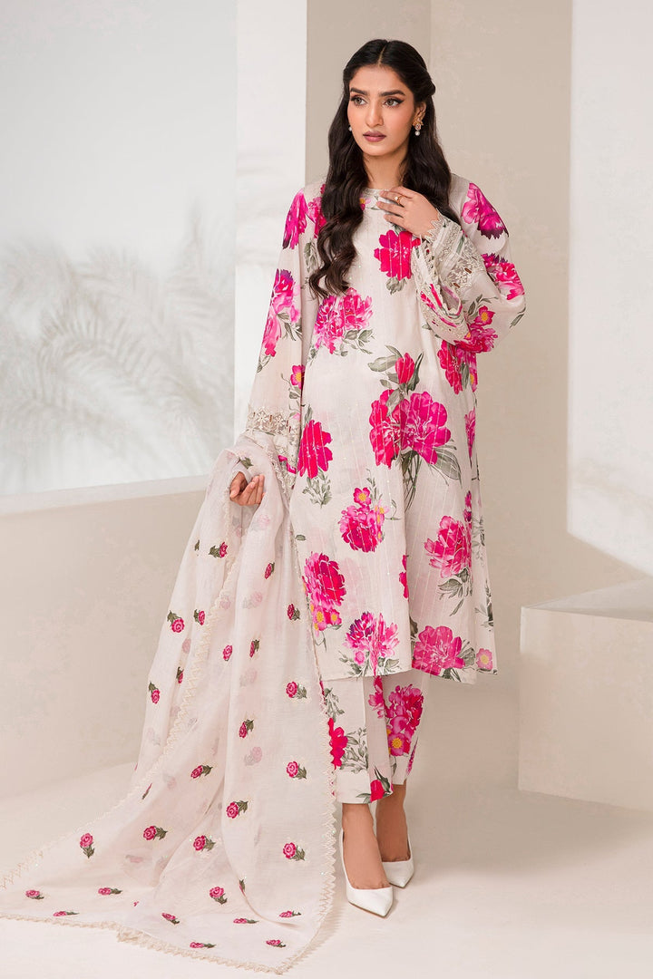 Baroque | Lawn Collection 24 | UF-347 - Pakistani Clothes for women, in United Kingdom and United States