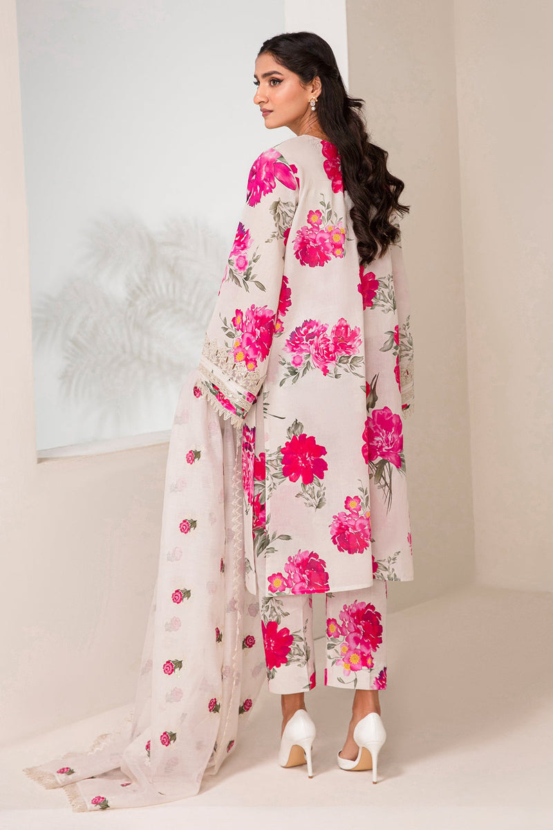 Baroque | Lawn Collection 24 | UF-347 - Pakistani Clothes for women, in United Kingdom and United States