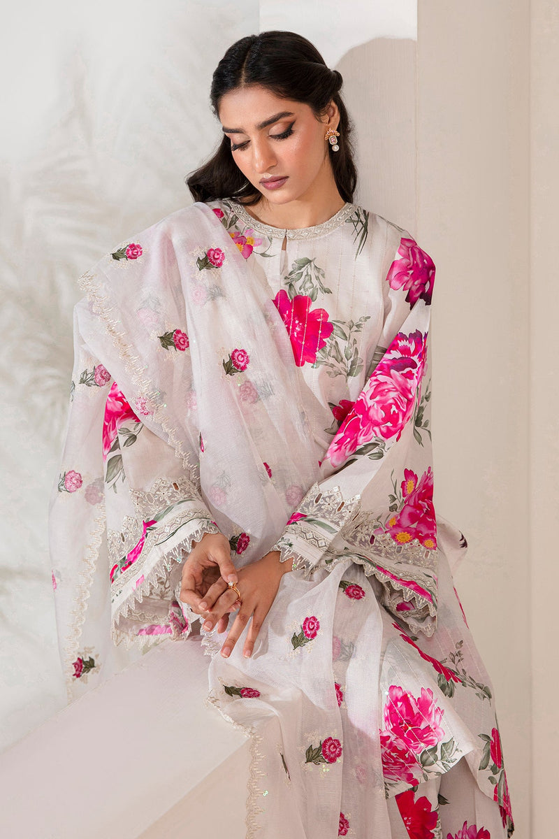 Baroque | Lawn Collection 24 | UF-347 - Pakistani Clothes for women, in United Kingdom and United States