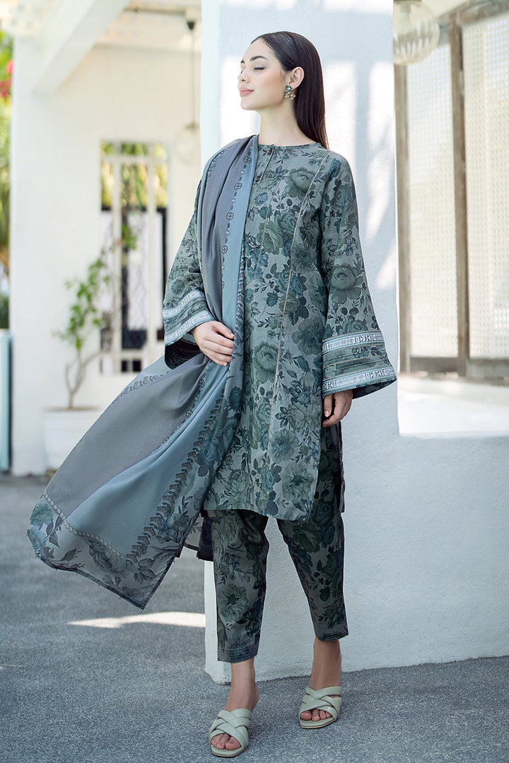 Baroque | Lawn Collection 24 | UF-551 - Hoorain Designer Wear - Pakistani Ladies Branded Stitched Clothes in United Kingdom, United states, CA and Australia