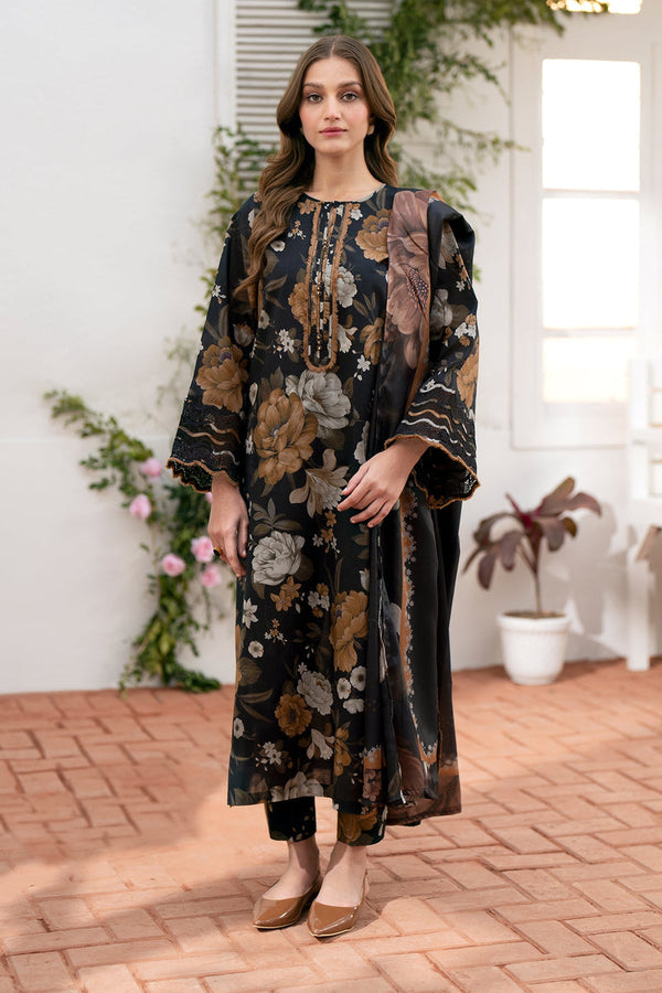 Baroque | Lawn Collection 24 | UF-540 - Hoorain Designer Wear - Pakistani Ladies Branded Stitched Clothes in United Kingdom, United states, CA and Australia