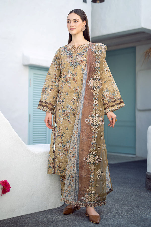Baroque | Lawn Collection 24 | UF-553 - Hoorain Designer Wear - Pakistani Ladies Branded Stitched Clothes in United Kingdom, United states, CA and Australia