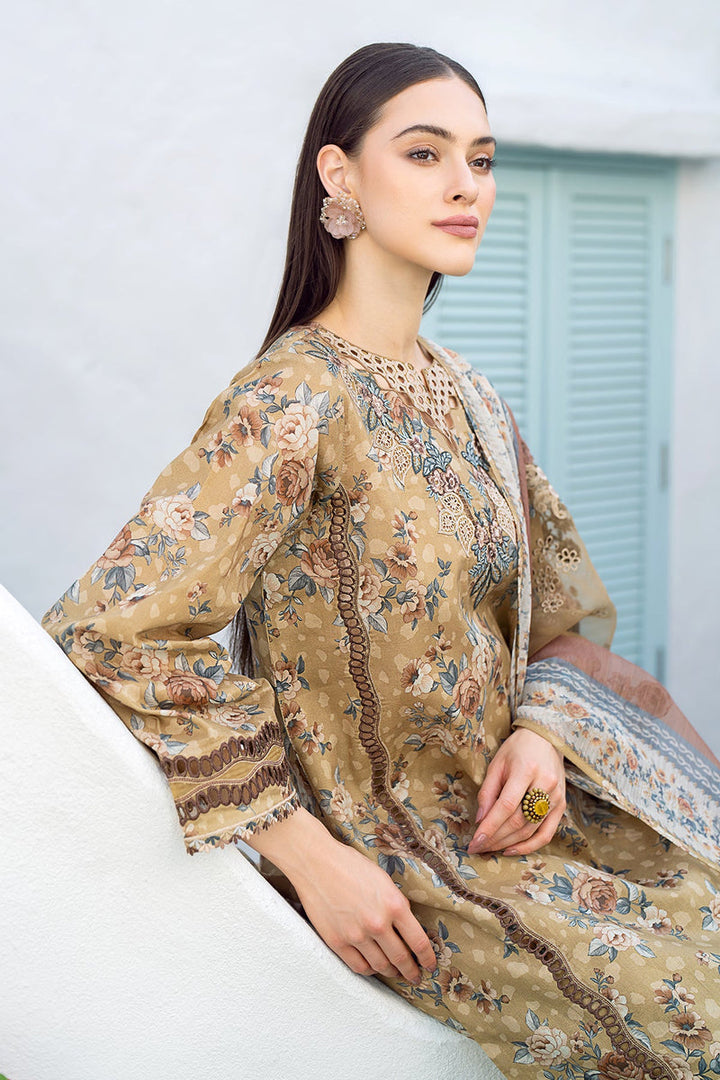 Baroque | Lawn Collection 24 | UF-553 - Hoorain Designer Wear - Pakistani Ladies Branded Stitched Clothes in United Kingdom, United states, CA and Australia