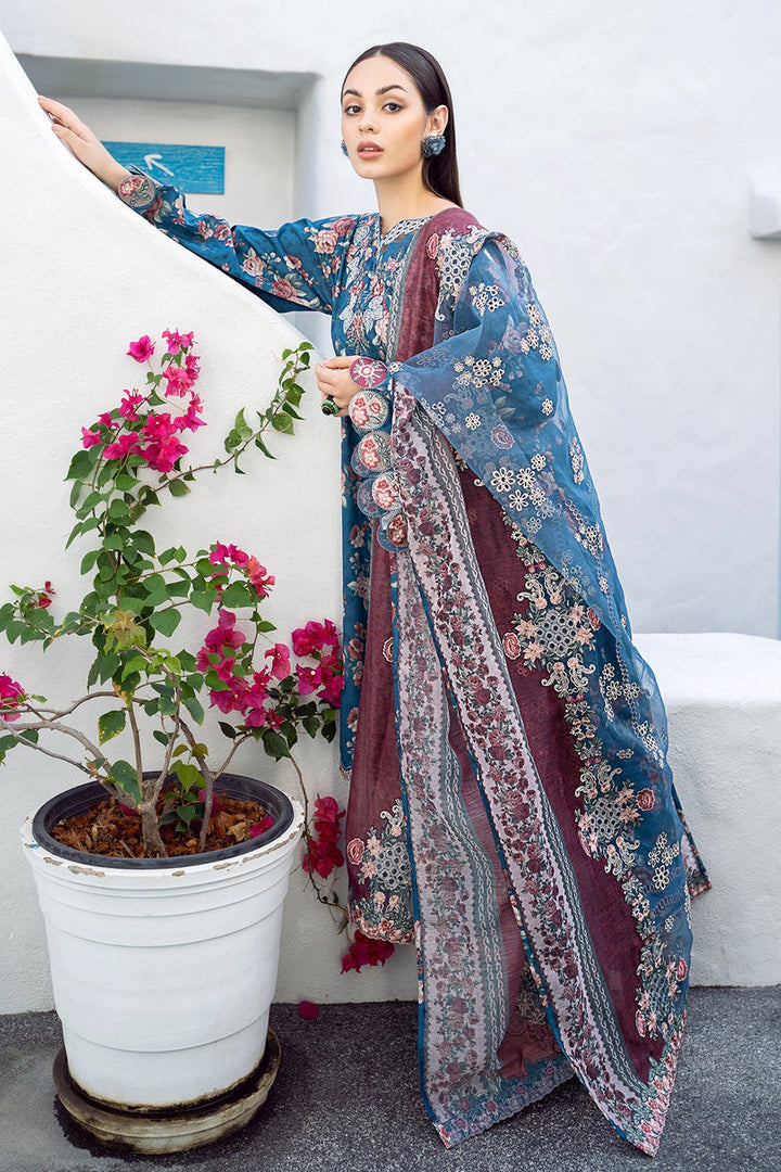 Baroque | Lawn Collection 24 | UF-554 - Pakistani Clothes for women, in United Kingdom and United States